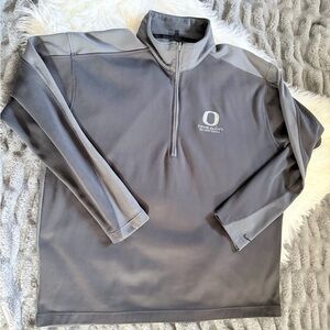 Oregon Ducks Nike Dri-FIT Gray Pullover